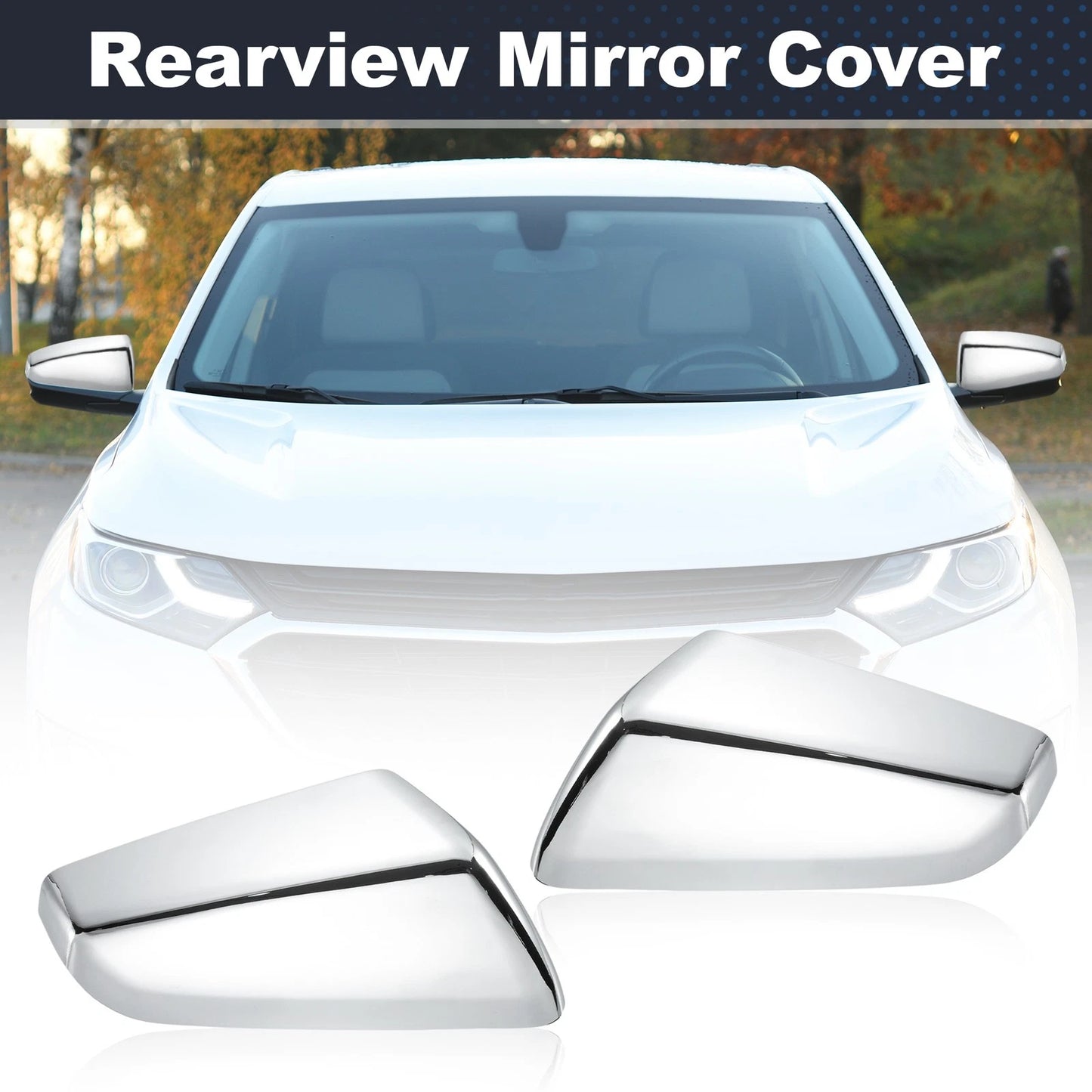 Left/Right Wing Mirror Cover Caps for Chevrolet Equinox & GMC Terrain