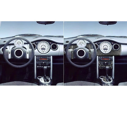 REAL Carbon Fiber Fashion Interior Full Set Cover Trim for Mini Cooper 2002-2004
