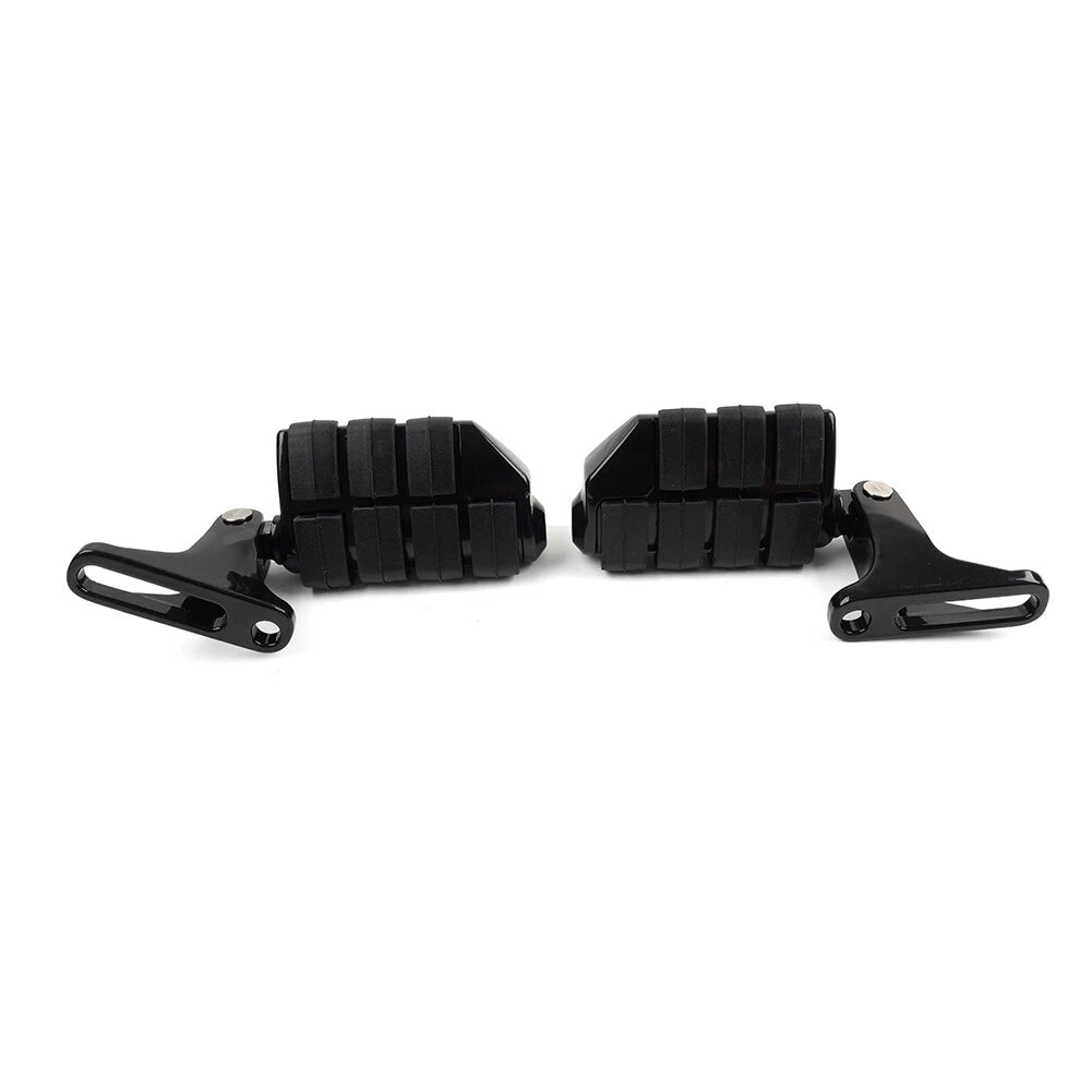 Black Rear Passenger Footpeg Mount Bracket for Harley Electra Street Glide (1993+)