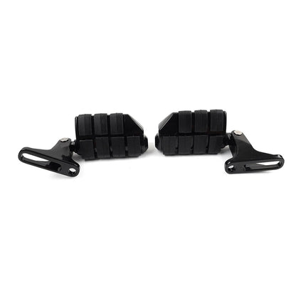 Black Rear Passenger Footpeg Mount Bracket for Harley Electra Street Glide (1993+)