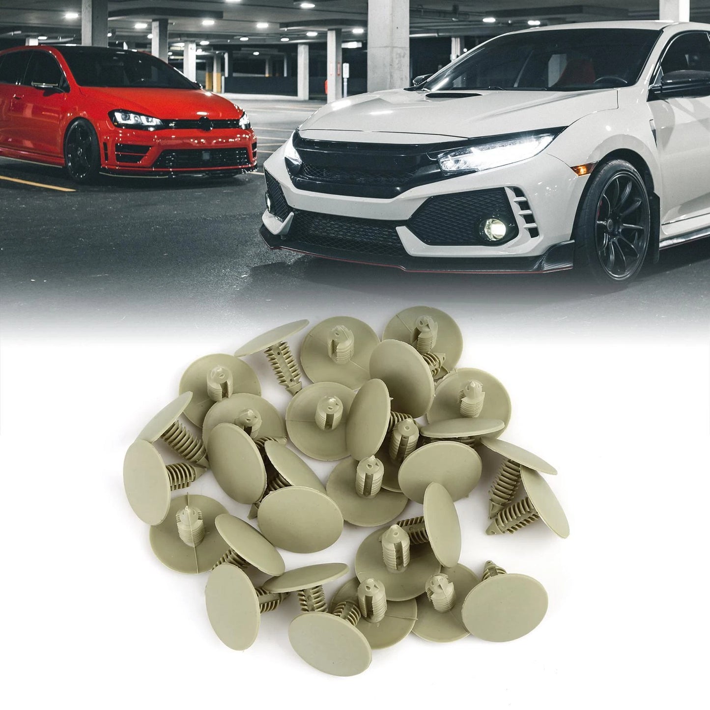30 pcs Nylon Interior Roof Headliner Retainers for Chrysler/Dodge