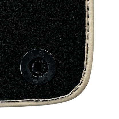 Leather Floor Mats for Ferrari California T (2015-2018) - Beige Trim