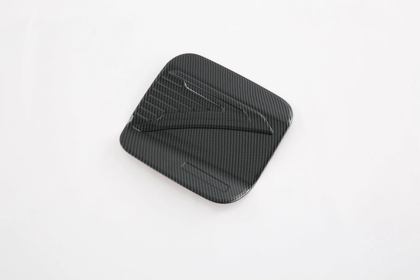 Gas Lid Fuel Tank Cap Cover Trim for 2021-2023 Toyota Sienna Carbon Fiber 1 x