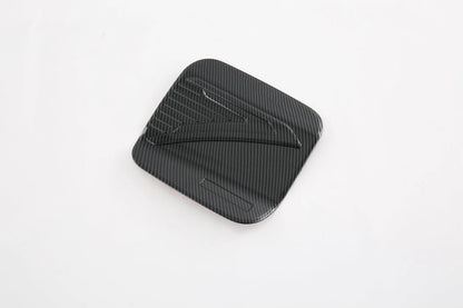 Gas Lid Fuel Tank Cap Cover Trim for 2021-2023 Toyota Sienna Carbon Fiber 1 x