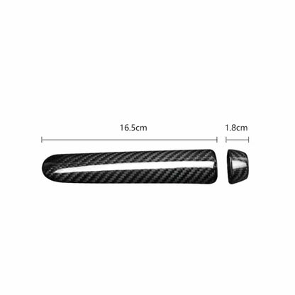 Black Carbon Fiber Gear Shift Knob Cover for Mini Cooper F55 F56 F57 (2014-2022)