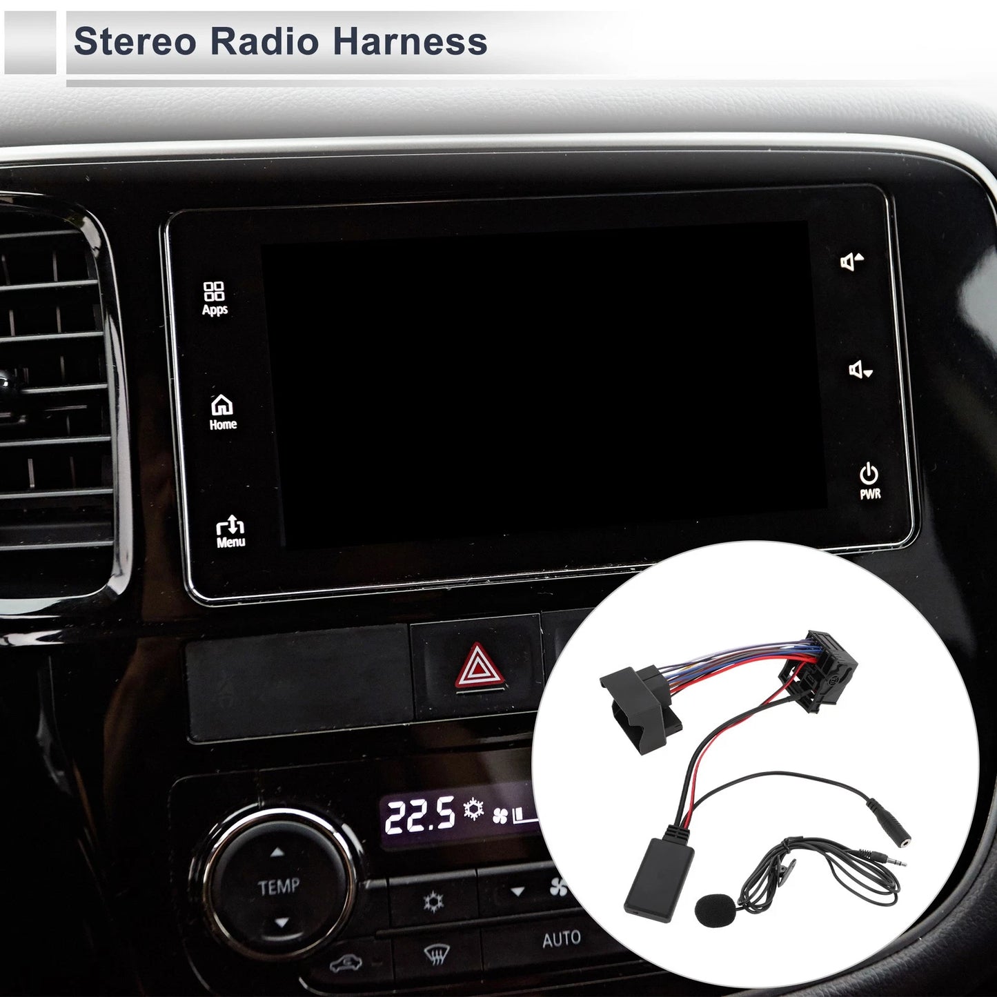 Stereo Radio Harness for Ford - 16 Pin Microphone Handsfree Car