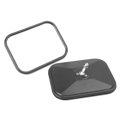 Rearview Mirrors for Jeep Wrangler TJ & JK (1997-2017) Black Rectangular