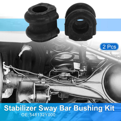 Black Stabilizer Sway Bar Bushings for Nissan Altima (2002-2006)