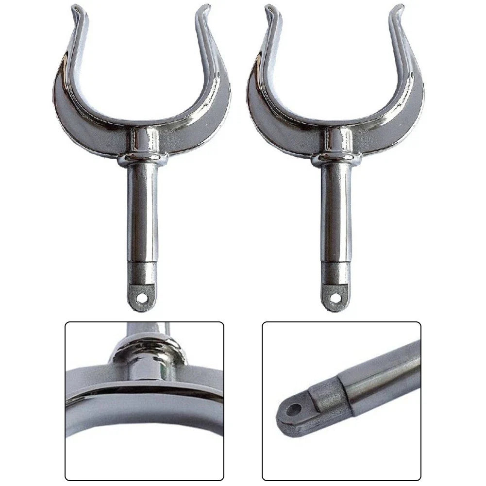2 Pcs Adjustable Marine Rowlock 316 Stainless Steel for Row Boat/Dinghy