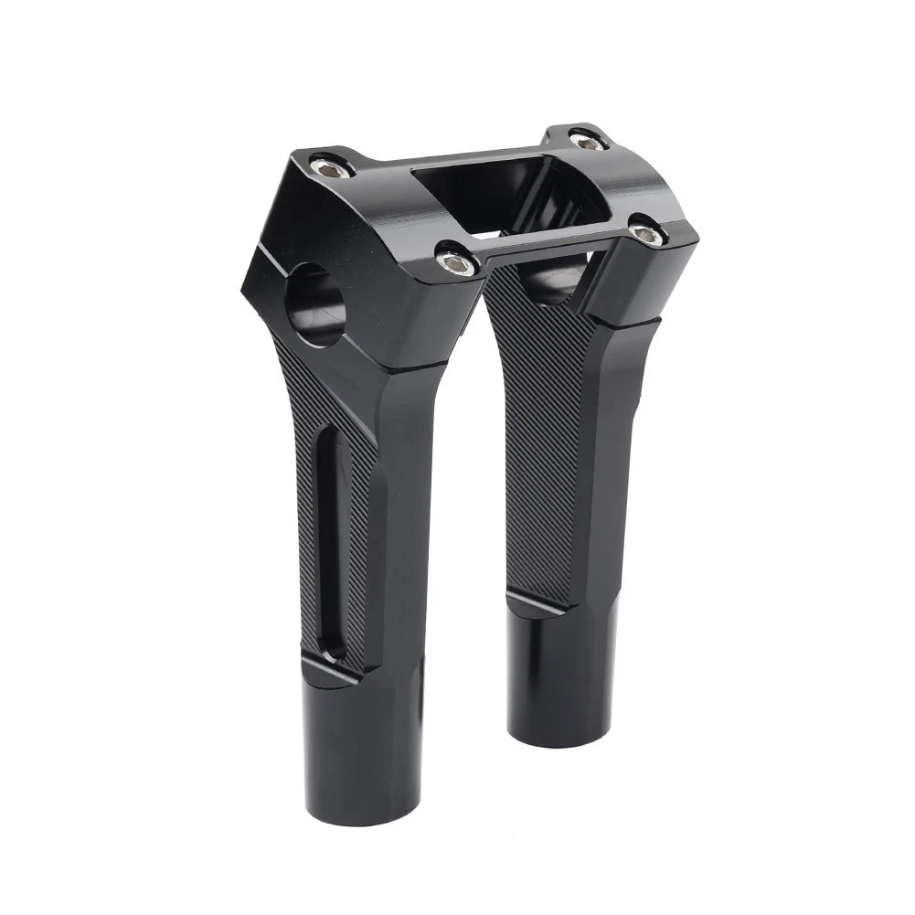 Black 6'' Pullback Handlebar Riser for Harley Dyna M8 Softail Street Bob (2018-2021)