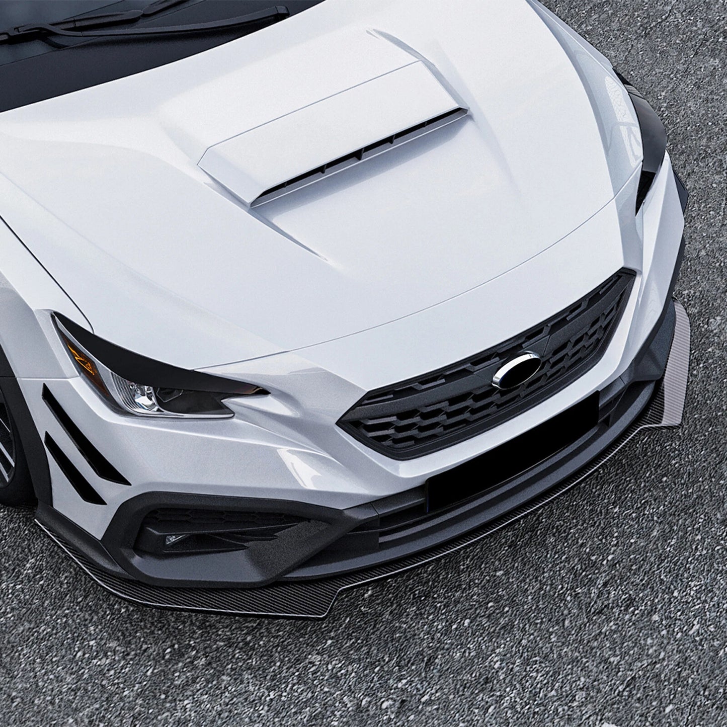Front Bumper Spoiler Lip for Subaru WRX STI (2022-2025)