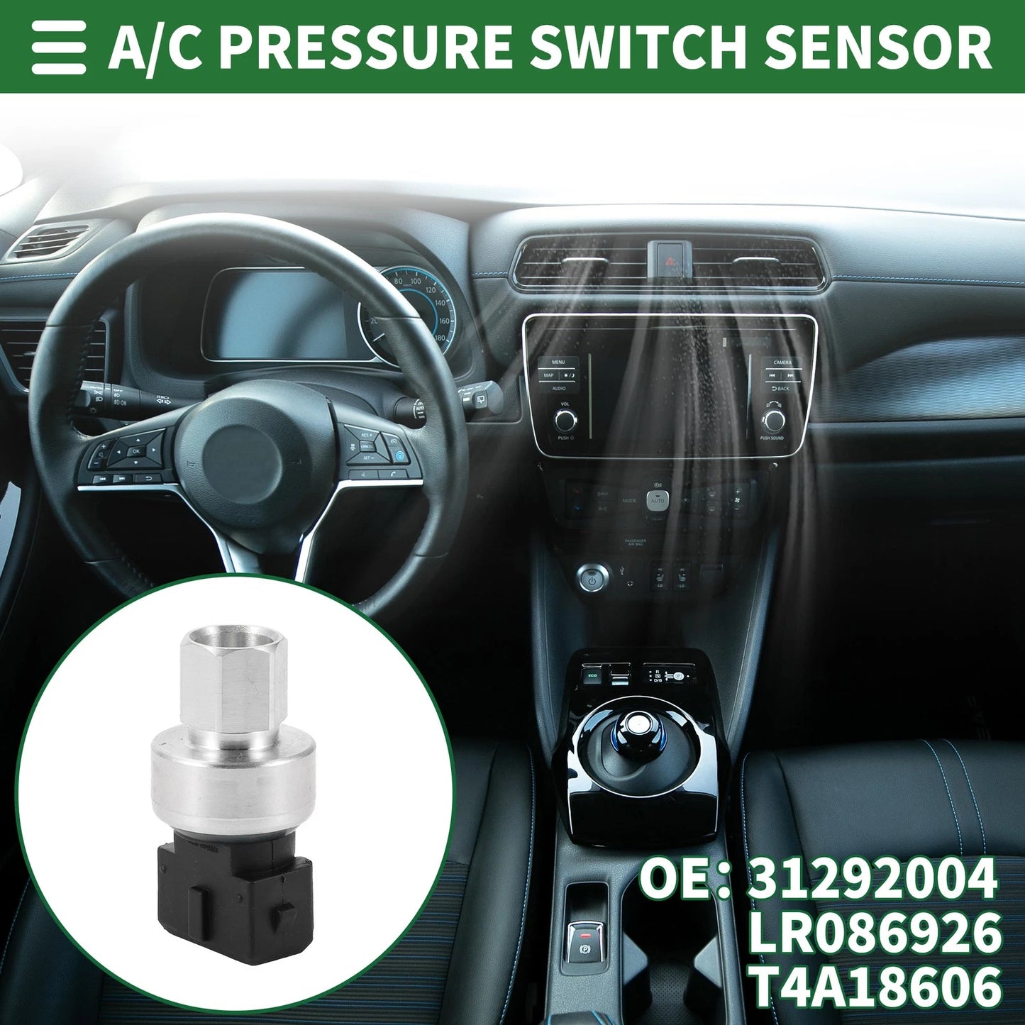 A/C Pressure Switch Sensor for Volvo C70 (2006-2013) 1 Pcs