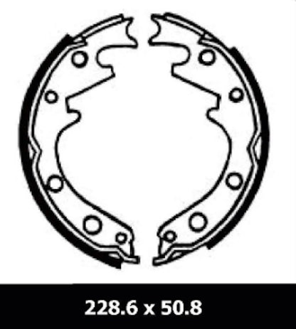 Rear brake shoe drum overhaul for Chrysler Valiant