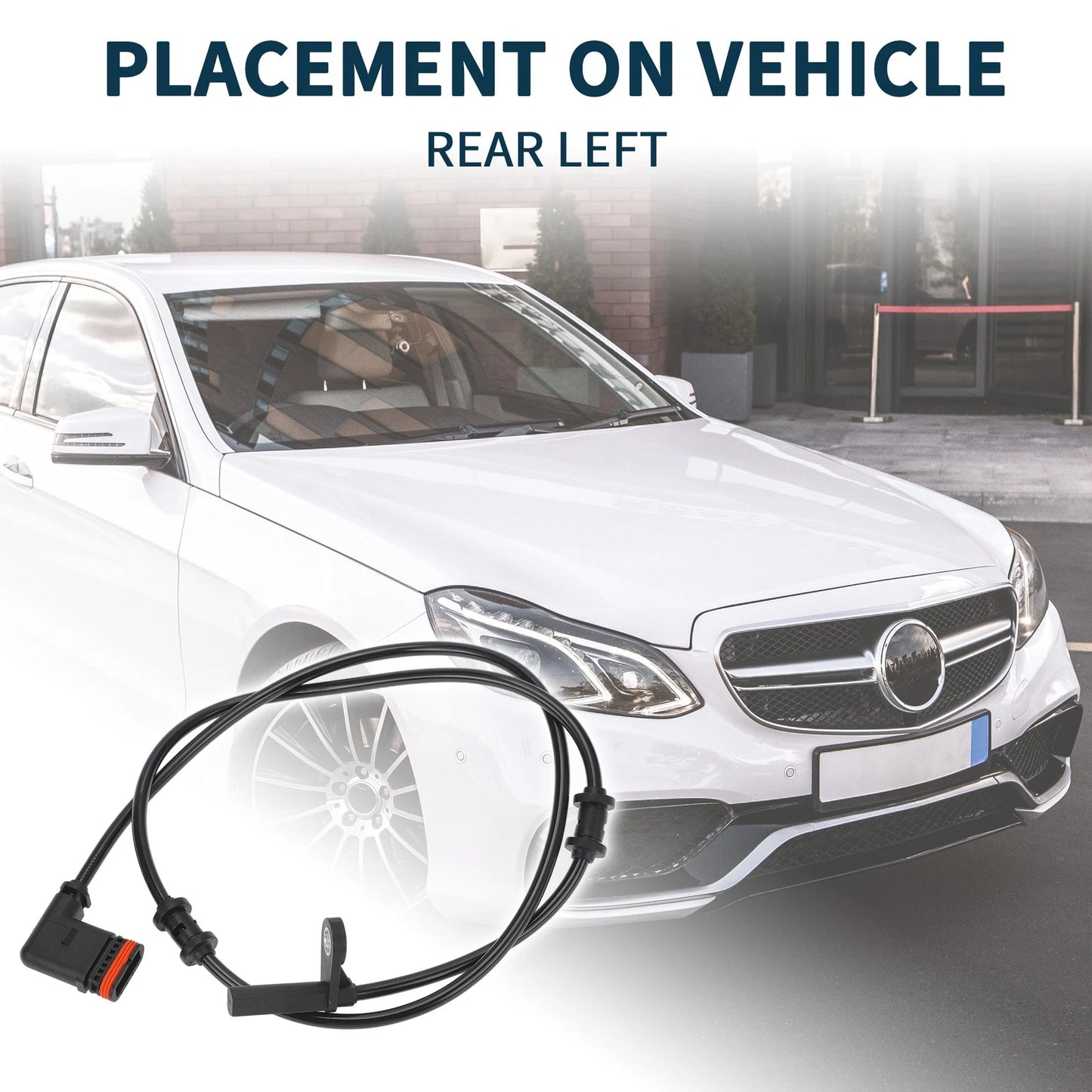 Rear Left ABS Wheel Speed Sensor for Mercedes-Benz SLK280 (2005-2006)