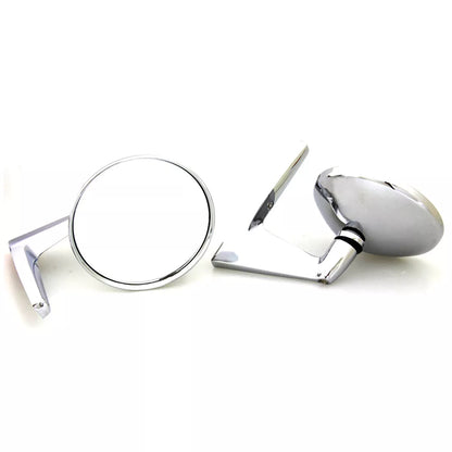 Round Chrome Door Mirror for Dodge Charger Classic Car