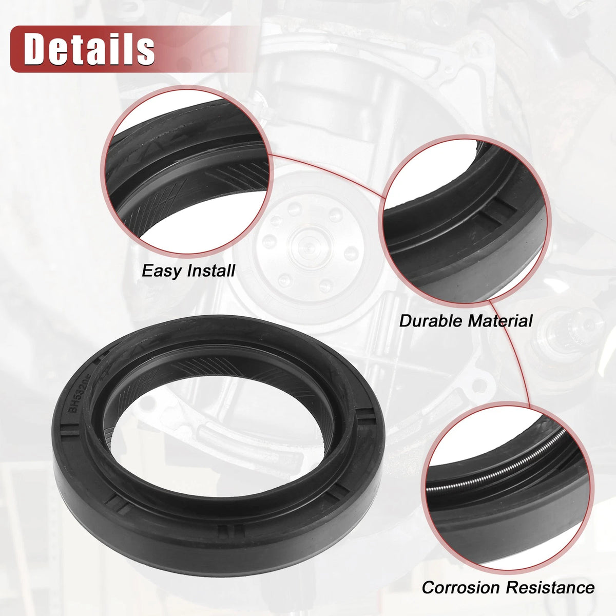 Engine Crankshaft Oil Seals for Toyota 4Runner, Lexus LX570 (1996-2014)
