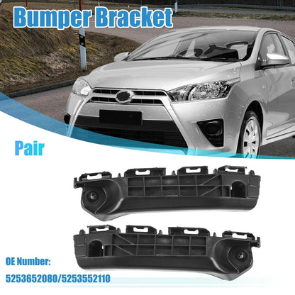 Pair Left Right Front Bumper Bracket for Toyota Yaris (2012–2014)