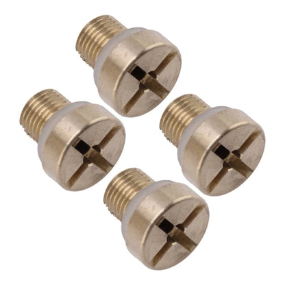 4pc Engine Coolant Bleeder Screw for BMW 128i 318i 320i 325Ci (2008-2013)