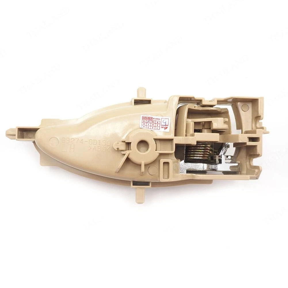 Beige Front Interior Door Handles LH & RH for Toyota Vios Yaris (2005-2013)
