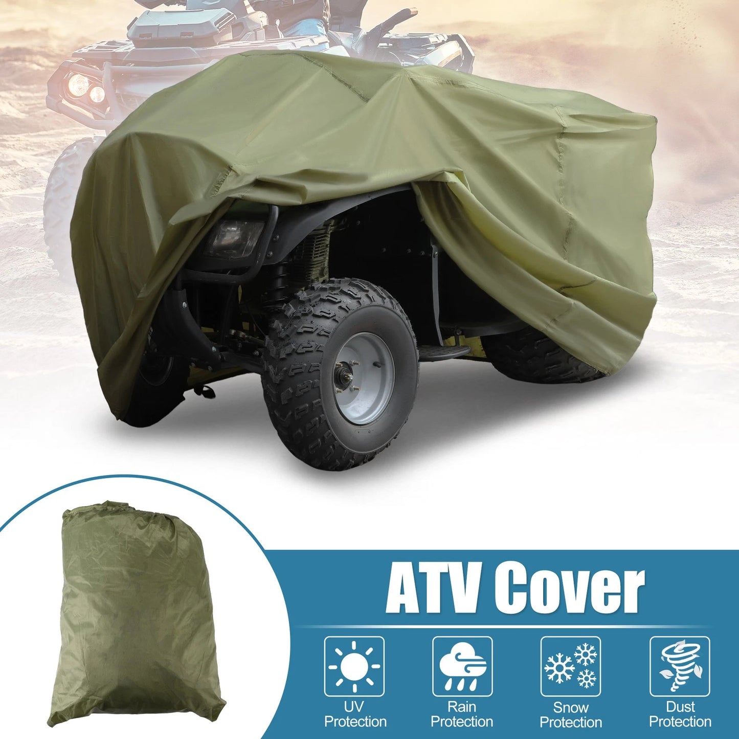 XL / ATV Cover for Yamaha YFZ450R YFZ 450R SE 250-600CC Quad Bike