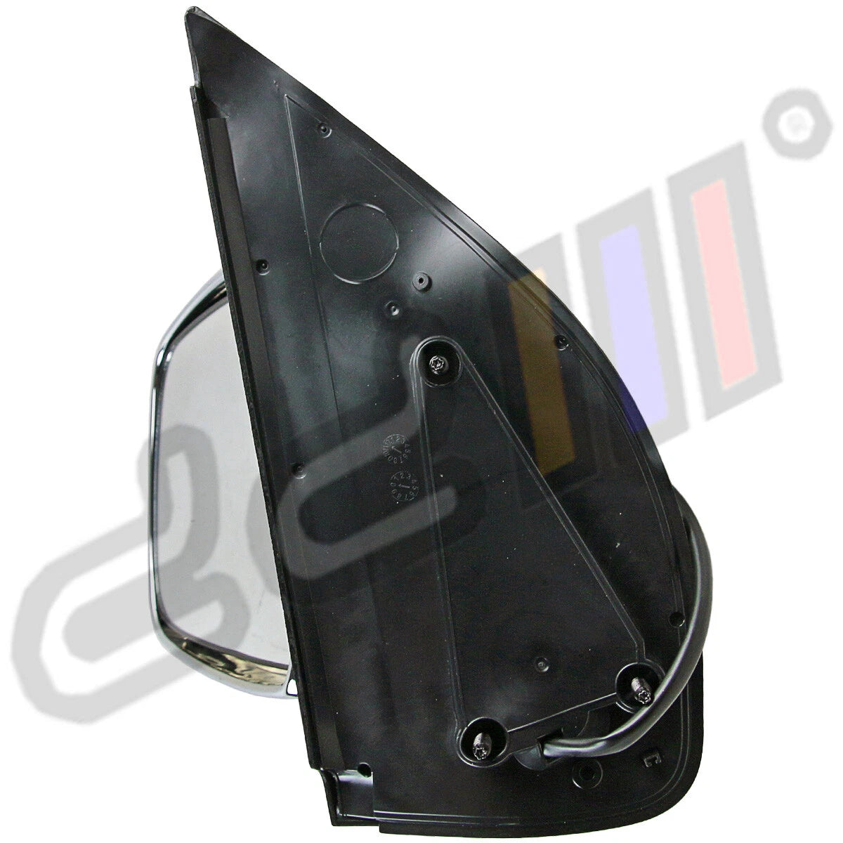 3 x Chrome Electric Side Mirror for Nissan Navara D40 (2005-2014)