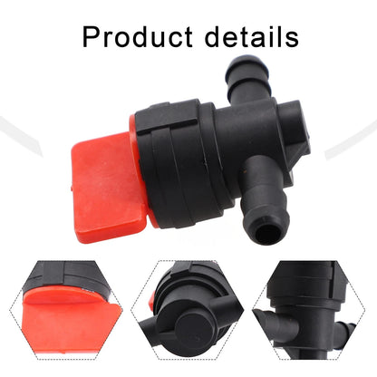 8mm In-Line Petrol On-Off Fuel Tap Switch Valve for Motorcycle Bike ATV