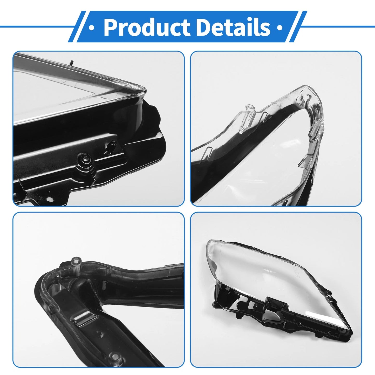 Car Front Right Headlight Lens Cover for Lexus LS460 (2007-2009)