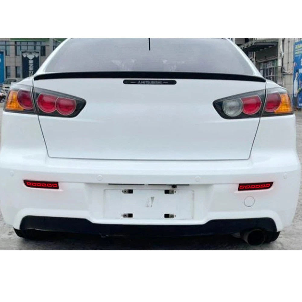 LED Tail Brake Turn Light Rear Bumper Reflector for Mitsubishi Lancer (2008-2017)