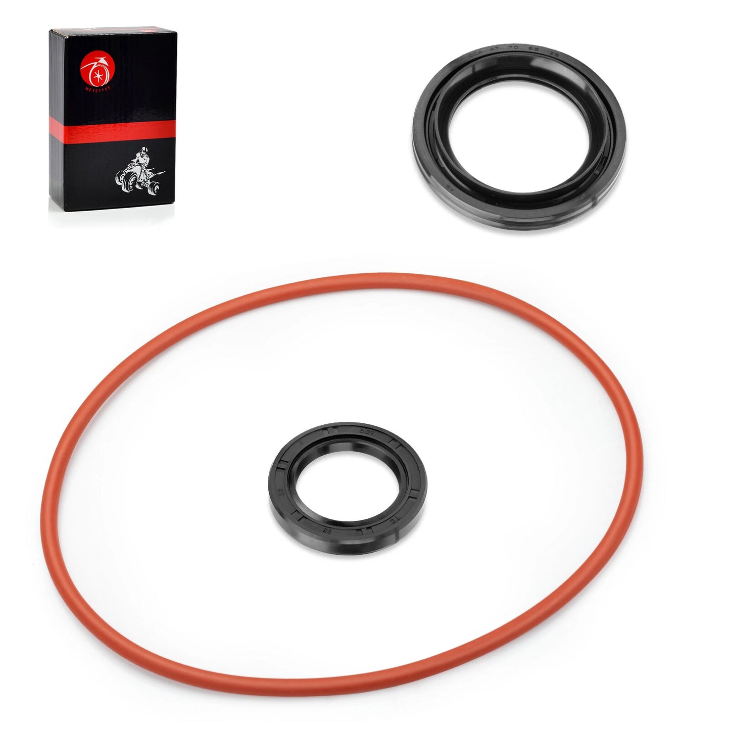 Rear Brake Drum Seal Kit O-Ring for Yamaha Big Bear 250/400 YFM250/YFM400