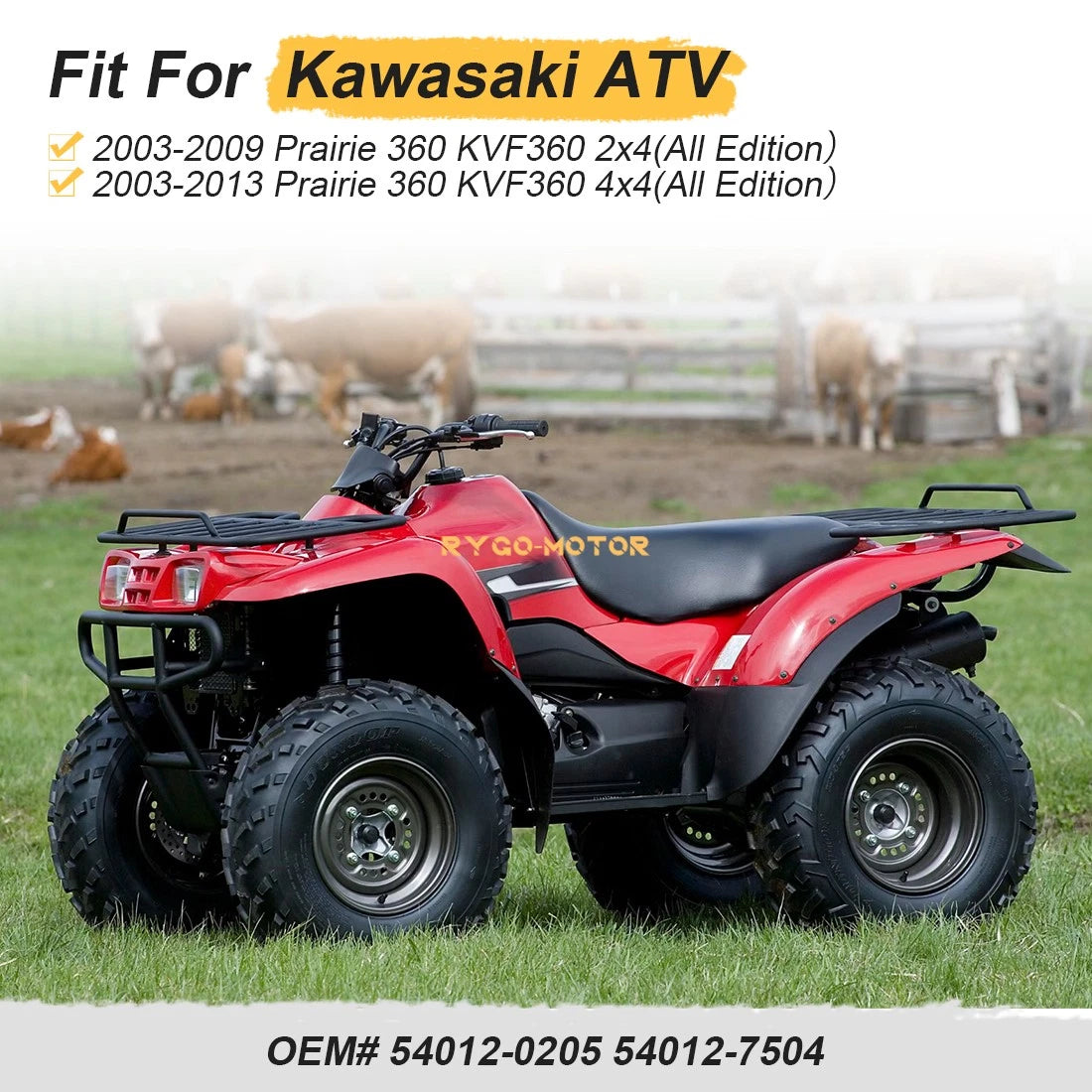 Throttle Cable for Kawasaki Prairie 360 KVF360A KVF360C (2003–2013)