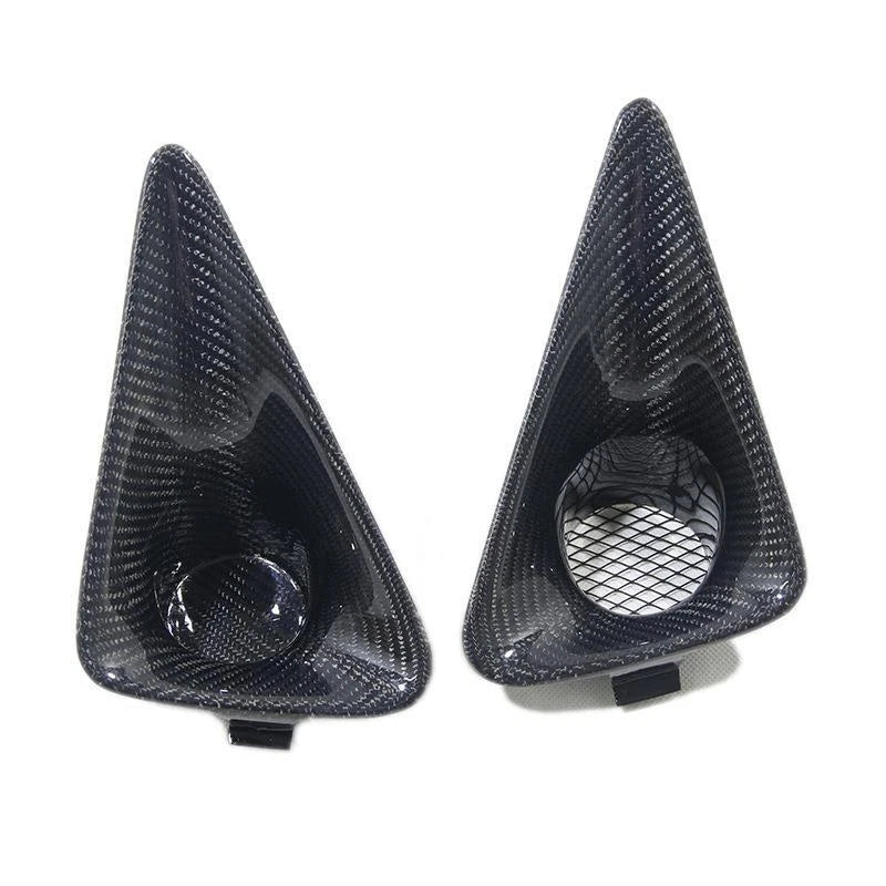 REAL Carbon Fiber Front Fog Light Cover for Honda Civic Type R FN2 2007-2011