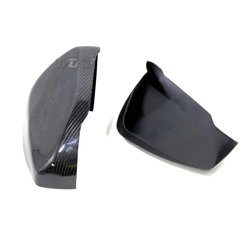 Real Carbon Fiber Add-on Mirror Cover Caps Trim For Cadillac CT5 CT6 CTS 2014-18