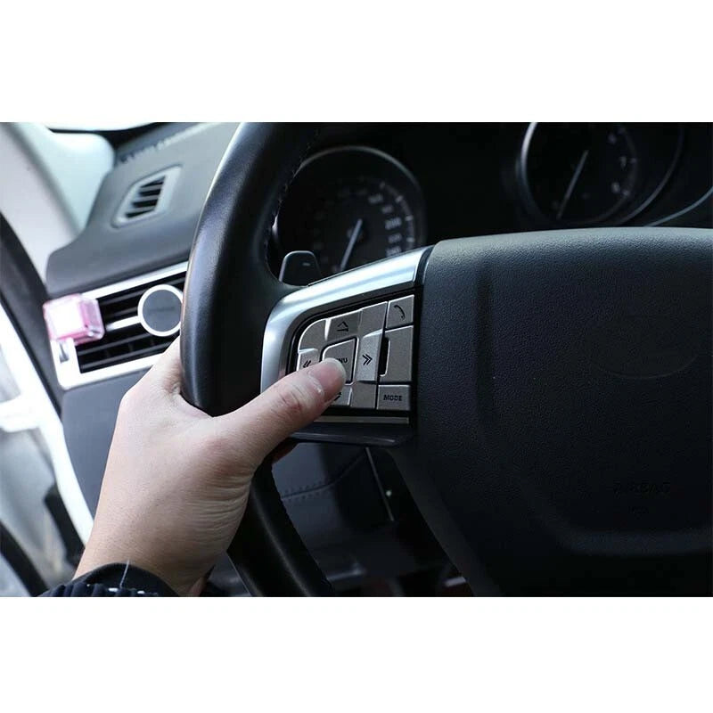 Steering Wheel Remote Control Buttons Cover Trim For Discovery Sport 2015-2018