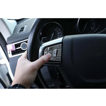 Steering Wheel Remote Control Buttons Cover Trim For Discovery Sport 2015-2018