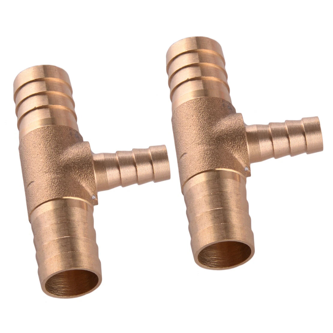 16mm Tee 3-Way Hose Barb Brass Fitting for Fuel Tube Connector