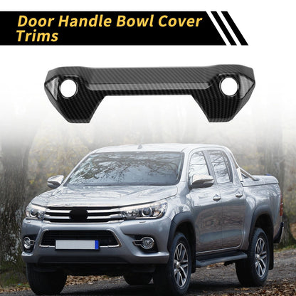 Carbon Fiber Trunk Handle Bowl Cover for Toyota Tundra (2022-2024)
