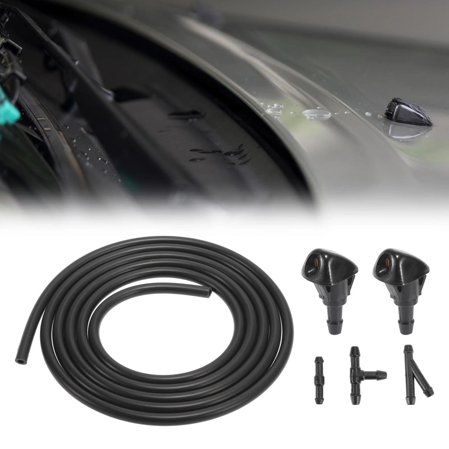 Windshield Washer Nozzles Kit for Honda Accord (2003-2008)
