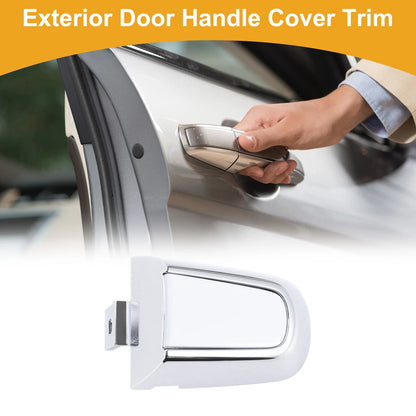 Exterior Door Handle Cover Trim for Chevrolet Malibu (2016 - 2018) White ABS