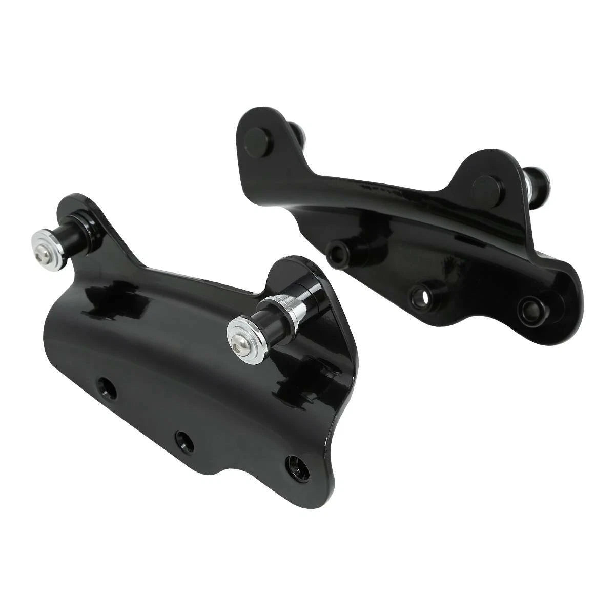 Black Stealth Luggage Rack w/ Docking Hardware for Harley Touring (2009-2013)
