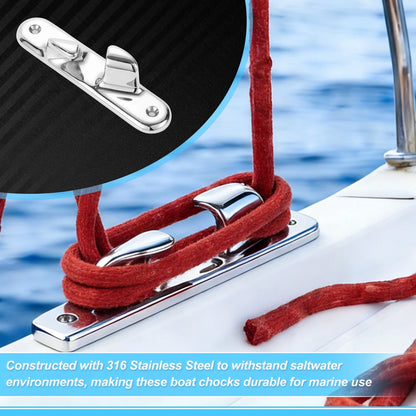Boat Bow Chock 155 mm Marine 316 SS Boat Cleats Left for Boat