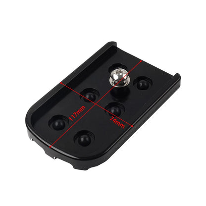 CNC Large Brake Pedal Pad Cover for Harley Touring Street Road Glide Softail (2014-2023)