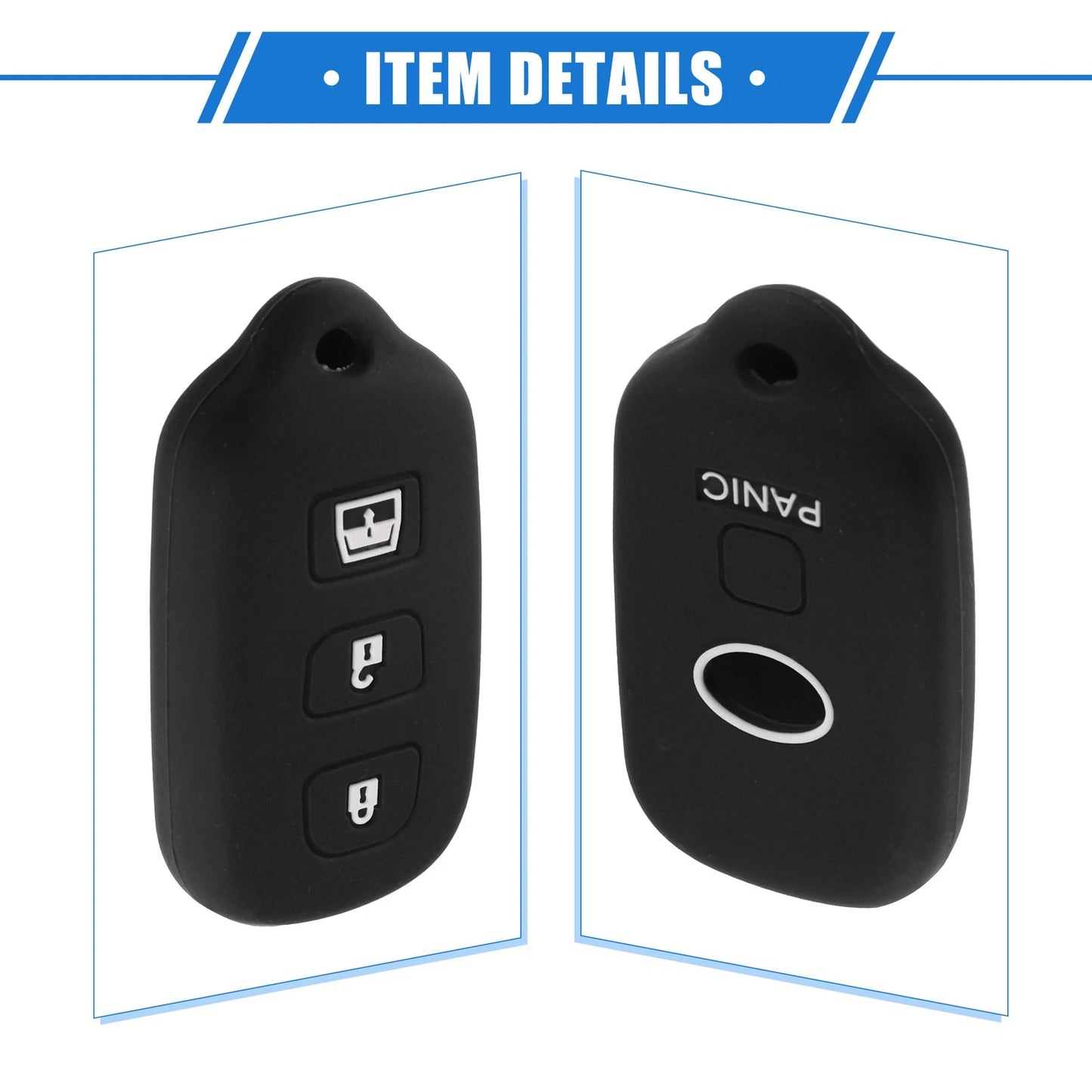 Remote Key Fob Case for Toyota 4Runner, Sequoia (2003-2023)