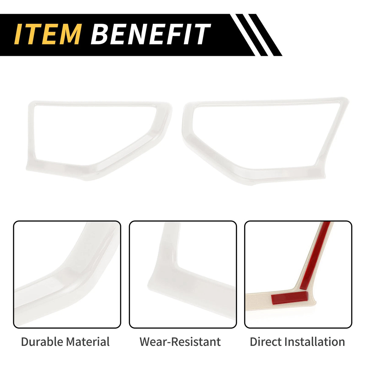 A Pillar Speaker Cover Trim for Jeep Wrangler JL JLU (2018-2024)
