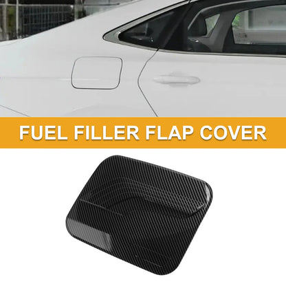 Fuel Tank Door Cap for Toyota RAV4 2019-2025 Carbon Fiber Black