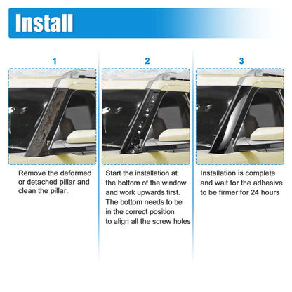 Windshield A-Pillar Trim Panels for Ford Explorer (2011-2019)