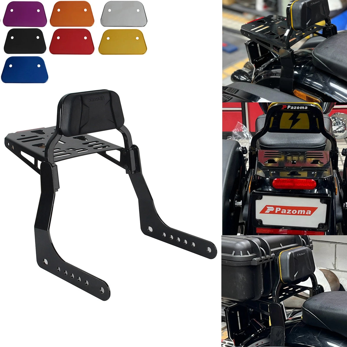Mini Sissy Bar Kit for Harley M8 Softail Sport Glide FLSB (2018-2023)