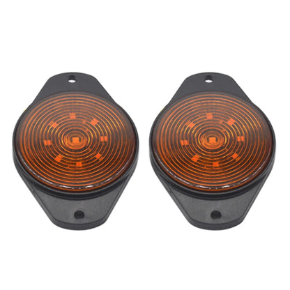 Round 9 LED Side Marker Lights for Car, Bus, Truck, Trailer