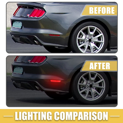 Rear LED Side Marker Light for Ford (2004-2008) - Black Lens, Red Light