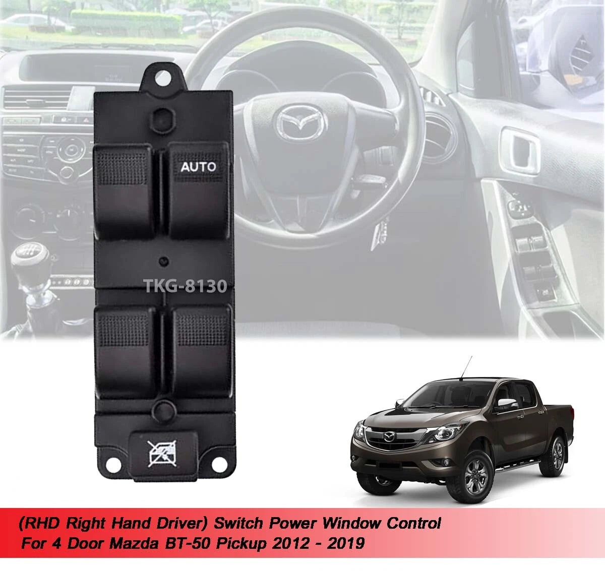 Power Window Switch for Mazda BT-50 BT50 Ute(2012-2019)