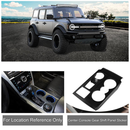 Center Console Gear Shift Trim Cover for Ford Bronco (2021-2023)
